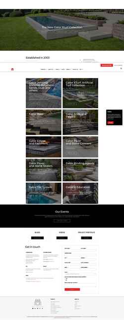 Screenshot alliancegator.com