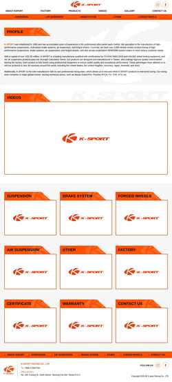 Снимак екрана k-sportracing.com