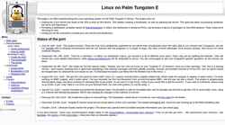 Captura de pantalla palmtelinux.sourceforge.net