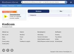 Snímek obrazovky kodicom.software.informer.com