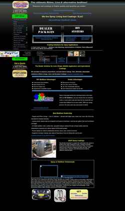 Captura de pantalla spray-lining.com