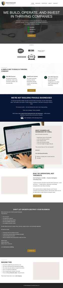 Screenshot nottinghamconsult.com