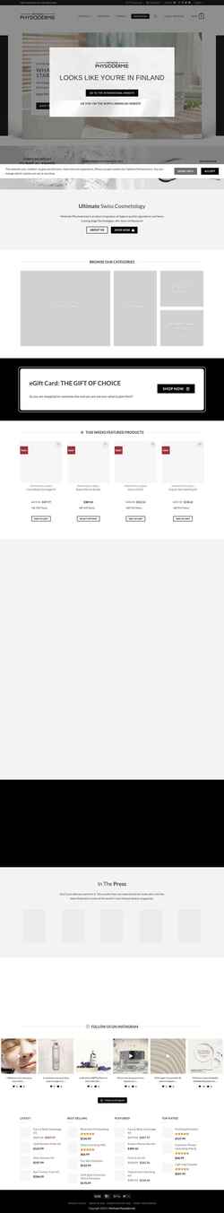 Screenshot methodephysiodermie.com