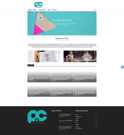 Screenshot pandcfoods.com