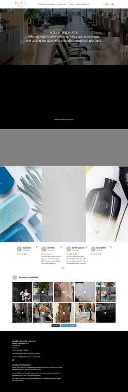 Στιγμιότυπο οθόνης royabeauty.com
