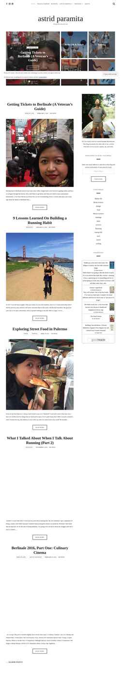Screenshot astridparamita.com