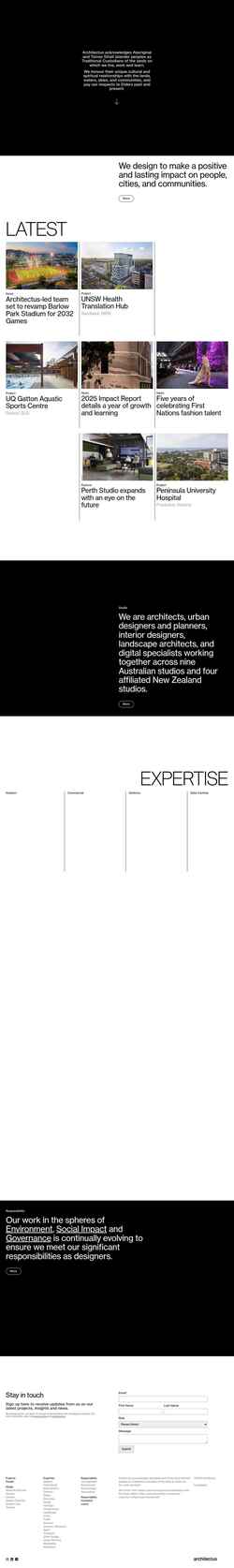 Screenshot architectus.com.au