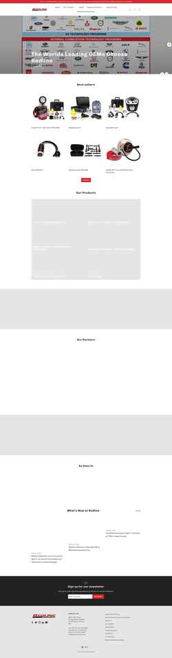 Zrzut ekranu redlinedetection.com