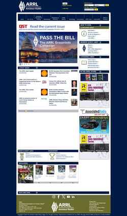 Captura de pantalla arrl.org