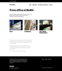 Skærmbillede press.moma.org