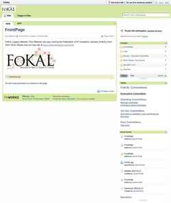 Screenshot fokal.pbworks.com