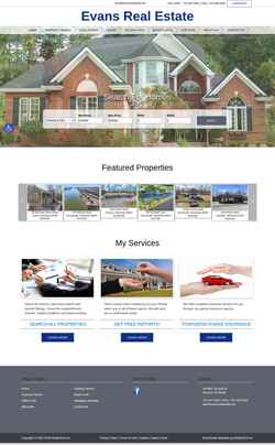 Скриншот evansrealestate.net