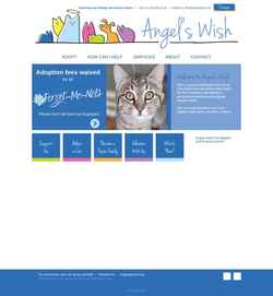 Captura de pantalla angelswish.org