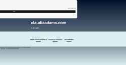 Zrzut ekranu claudiaadams.com