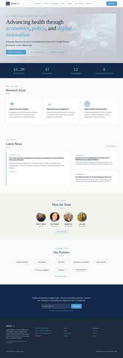 Screenshot dhep.org
