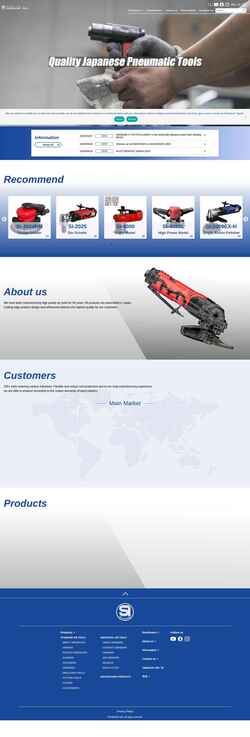 Captura de pantalla shinanoinc.com