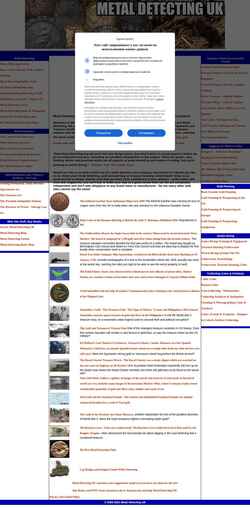 Snímek obrazovky detecting.org.uk