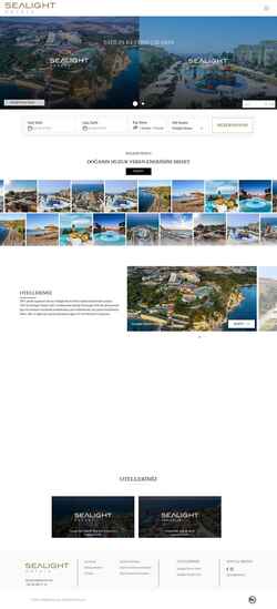 Zrzut ekranu sealighthotel.com