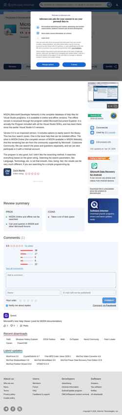 Screenshot microsoft-document-explorer.software.informer.com