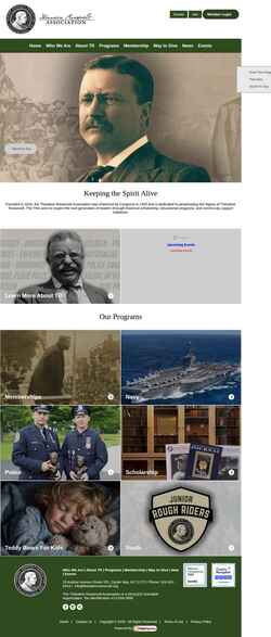 Ekraanipilt theodoreroosevelt.org
