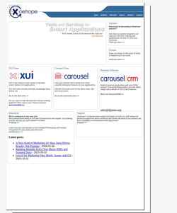 Screenshot xoetrope.com