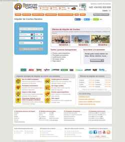 Captura de pantalla reservasdecoches.com