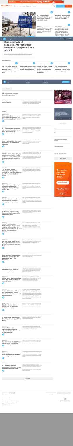 Screenshot wamu.org