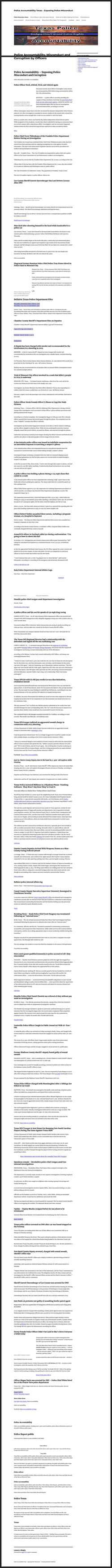 Screenshot policecrimes.com
