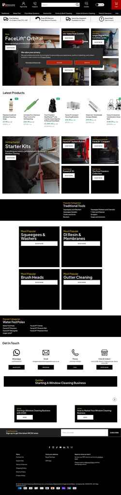 Skærmbillede windowcleaningwarehouse.co.uk