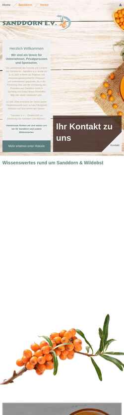 Screenshot sanddorn.net