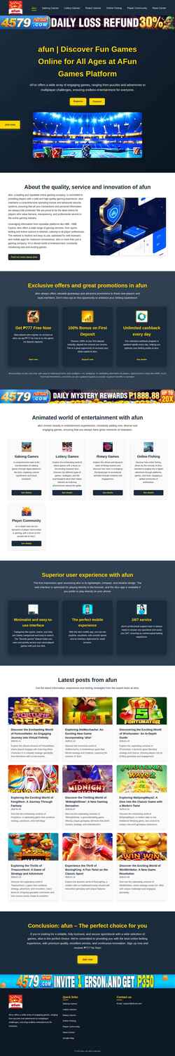 Screenshot afun9.com