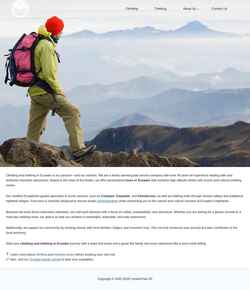 Screenshot goandestrek.com
