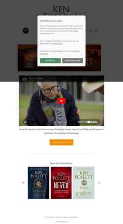 Screenshot ken-follett.com