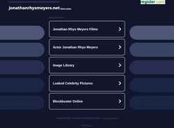 Screenshot jonathanrhysmeyers.net