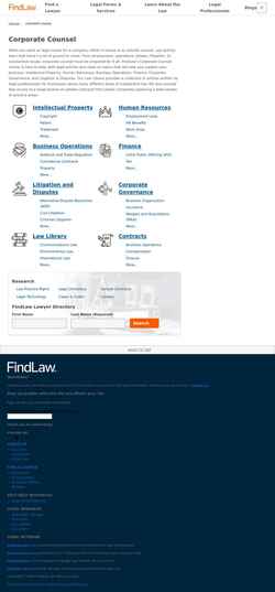 截屏 corporate.findlaw.com