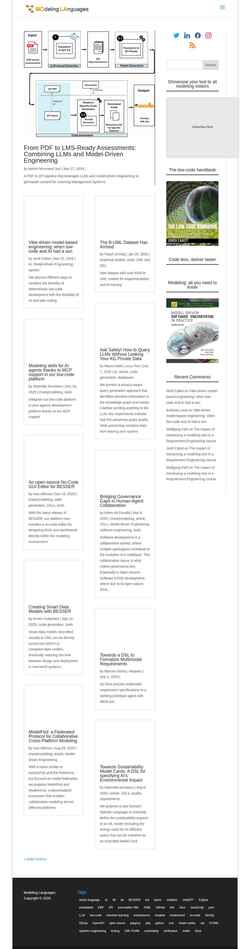 Screenshot modeling-languages.com