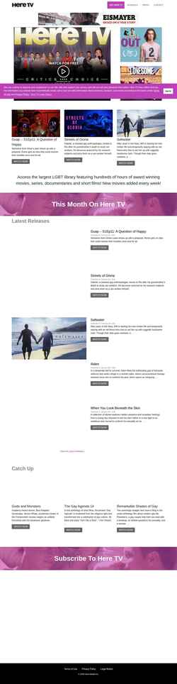 Captura de pantalla heretv.com