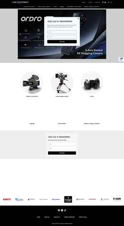 Skærmbillede cine-equipment.com