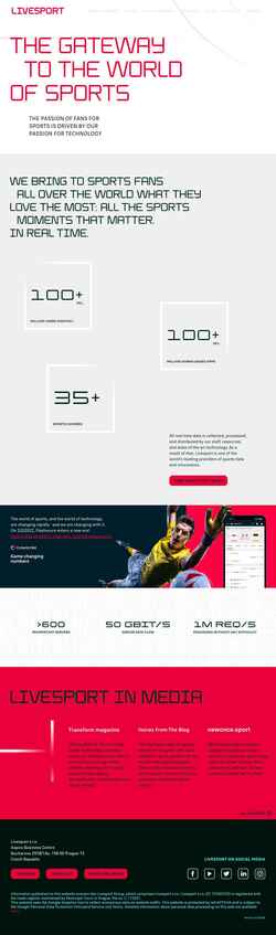 Снимак екрана livesport.eu