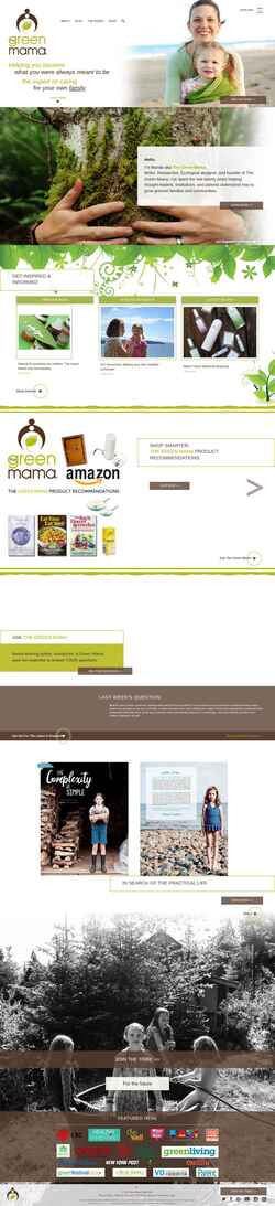 Στιγμιότυπο οθόνης thegreenmama.com