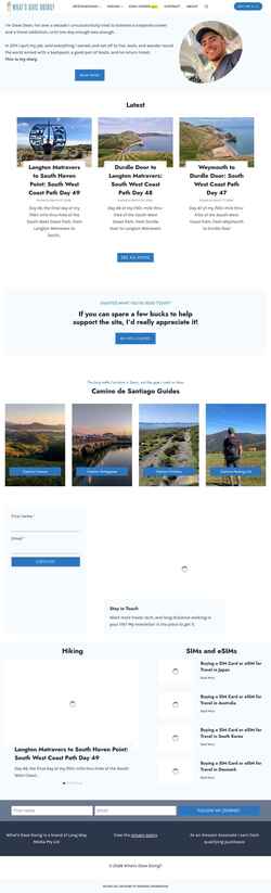 Skærmbillede whatsdavedoing.com
