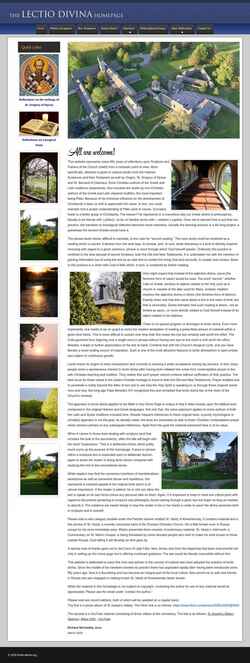 Screenshot lectio-divina.org