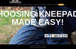 Posnetek zaslona kneepads.com