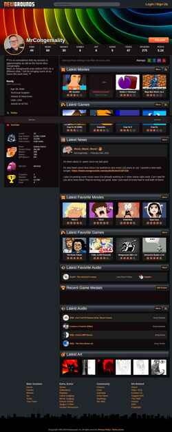 Schermata mrcongeniality.newgrounds.com