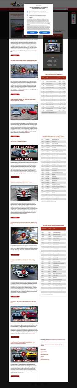 Captura de pantalla dragtimes.com