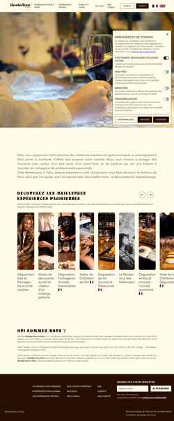 Screenshot rendezvousinparis.com
