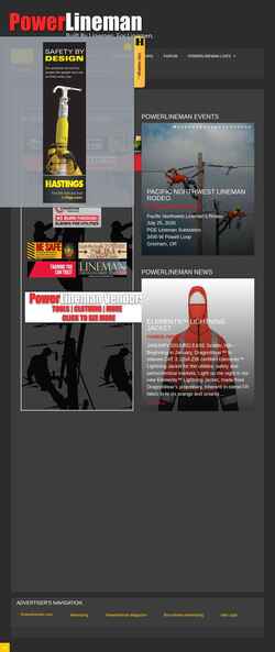 Captura de pantalla powerlineman.com
