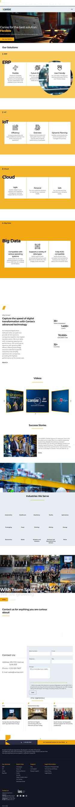 Screenshot canias.com