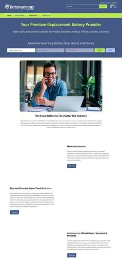 Screenshot batteryheads.com