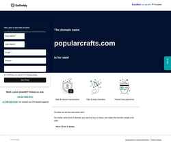 Στιγμιότυπο οθόνης popularcrafts.com